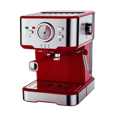 Vantix 20 Bar Espresso Coffee Maker &ndash; Italian Barista Machine with Steam Wand, Adjustable Temperature &amp; Pressure, Built-in Clock, Stainless Steel Design for Cappuccino &amp; Latte