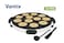 Vantix Electric Crepe Maker 12 Pit  40cm Non-Stick Hot Plate   High-Temperature Fast Baking Machine for Mini Pancakes, Snacks & Breakfast  Easy to Clean, with Scoop & Shovel Accessories