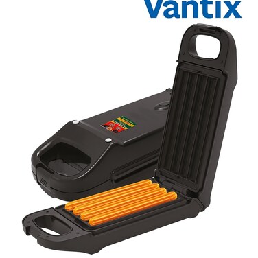 Vantix Electric Churros Maker Machine   4-Piece Non-Stick Churros Maker   750W Power   Automatic Temperature Control   Pilot Light Indicator   Easy to Clean Home Snack Make