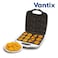 Vantix Electric Biscuit Maker &amp; Cookie Maker   4 Types Mold   1400W Power   Non-Stick Coating   Automatic Temperature Control     Easy Cleaning Home Bakery