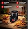Everlyn 4L Digital Air Fryer with LED Display   360&deg; Hot Air Circulation   Oil-Free Healthy Cooking   Adjustable Temperature 80&ndash;200&deg;C &amp; Timer   Non-Stick Basket   Fry, Bake, Grill &amp; Roast