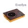 Everlyn Electric Ceramic Infrared Cooktop, 2200W Single Burner Hot Plate, Infrared Cooktop with Sensor Touch Control Digital Display with Adjustable Temperature
