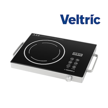 Veltric Digital Infrared Cooker &ndash; Electric Ceramic Cooktop Single Infrared Burner Hot Plate with Digital Control, Adjustable Temperature, 180-Min Timer, Multi-Function Induction Hob