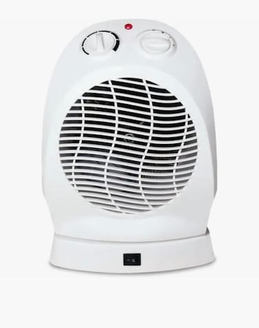 Electric Fan Heater for Home &amp; Office 2000W &ndash; Portable Room Heater with 2 Heat Settings, Adjustable Thermostat, Quick &amp; Energy-Efficient Heating, Safe &amp; Silent Operation