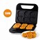 Cartoon Cookie Maker with 6 Slot Non Stick Easy for Home, Office, Parties, Birthdays for Kids and Children 750W Black