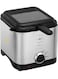1.5L Deep Fryer 900W with Viewing Window &ndash; Stainless Steel Electric Deep Fryer with Detachable Enamel Oil Tank, Filter Basket &amp; Adjustable Temperature Control