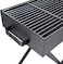 Large Foldable Charcoal BBQ Grill with Blower Fan &amp; X-Shape Stand &ndash; Portable Outdoor Barbecue Grill for Camping, Tailgating &amp; Backyard Cooking, Easy to Assemble &amp; Clean, Black