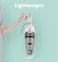 Vacuum Cleaner 2 in 1 Handheld Stick Cleaner 5M Long Cord Lightweight Powerful Suction 0.5L Large Capacity Excellent Central Filtration System for Car Home Kitchen