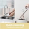 Vacuum Cleaner 2 in 1 Handheld Stick Cleaner 5M Long Cord Lightweight Powerful Suction 0.5L Large Capacity Excellent Central Filtration System for Car Home Kitchen