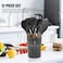 Nicsware 12 Pcs Silicone Kitchen Utensils Set with Holder – Heat Resistant Cooking Tools for Non-Stick Cookware, BPA-Free Silicone Cooking & Baking Utensils, Easy to Clean Kitchen Tool Set