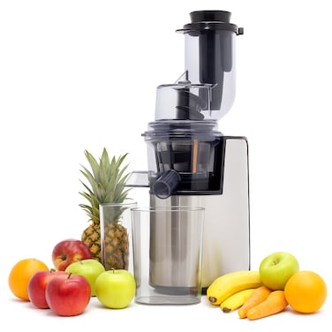 Havenix Masticating Slow Juicer Machine Cold Press Juicer, 75mm Big Wide Mouth, Creates Fresh Healthy, High Nutrient Vegetable &amp; Fruit Juice Quiet Motor Reverse Function