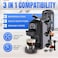 3 in 1 Multi Capsule Coffee Machine - With 700ML Detachable Water Tank   20 Bar Powerful Pressure with Touch Control Panel and Indicator Light   3 Optional Adaptors - Nespresso/Dolce Gusto
