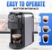 3 in 1 Multi Capsule Coffee Machine - With 700ML Detachable Water Tank   20 Bar Powerful Pressure with Touch Control Panel and Indicator Light   3 Optional Adaptors - Nespresso/Dolce Gusto