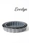 Everlyn 3 Piece Granite Cake Pan Set – Non-Stick Round Baking Pans (24, 28, 32 cm), Elegant Grey Color, Heavy-Duty Carbon Steel, Oven & Dishwasher Safe, Ideal for Cakes, Pies & Baking Lovers