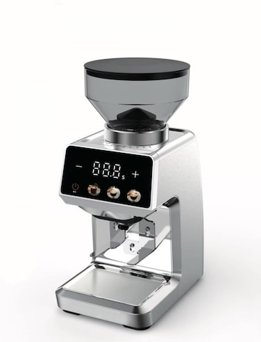 Digital Touch Burr Coffee Grinder   Conical Burr   35 Grind Settings   250g Bean Hopper   Full Copper Motor   Precision Grinder for Espresso, French Press &amp; Drip Coffee