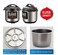 Vantix 9L Electric Pressure Cooker   12-in-1 Cooking Functions   Timer & Safety Cool-Touch Body   Includes Rice Ladle, Measuring Cup & Steamer Plate