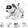Smart Stunt RC Robot Dog – Programmable Electronic Pet with Singing, Special Controls, Sound & LED Eyes   Remote Control Robotic Dog Toy for Kids Gifts