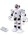 Smart Arras Police Robot Toy &ndash; Walking &amp; Glide Mode   Swinging Hands, Shooting Bullets, Face Light Effects   Interactive Robot Toy for Kids