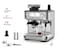 Commercial Premium Espresso Machine with Built-In Grinder   15-Bar Pressure   Stainless Steel   Digital Display   2.1L Water Tank   Milk Frother   Dual Shot Brewing