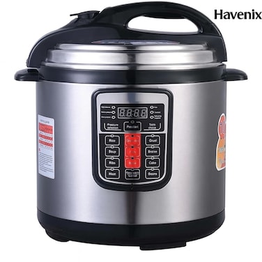 Havenix 10 in 1 Multi-Function Cooker for Rice, Soup, Beans &amp; Stews  12.5L Electric Digital Pressure Cooker     Timer &amp; Preset Programs   Cool-Touch Handle   Large Capacity Smart Cooker