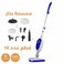 Power Steam Mop   40-Second Fast Heat-Up, Kills 99% Bacteria   Triangular Head for Corners, Lightweight Design &amp; Cleaning Accessories Included