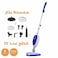 Power Steam Mop with 40s Quick Heat-Up   Kills 99% Bacteria   Lightweight Design with Triangular Corner Head &amp; Cleaning Accessories