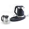 Electric Tea Maker Kettle Set with Base &ndash; Hotel Kettle Tea Tray Set 2.2L &amp; 2L   Stainless Steel Kettle Perfect for Rooms &amp; Hospitality Use