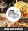Electric Deep Fryer 6.5L 2500W Deep Fat Fryer with Frying Basket, Stainless Steel Countertop Fryer, Adjustable Temperature, Used in Restaurants, Fast Food Restaurants, French Fries Donuts