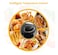 Electric Deep Fryer 6.5L 2500W Deep Fat Fryer with Frying Basket, Stainless Steel Countertop Fryer, Adjustable Temperature, Used in Restaurants, Fast Food Restaurants, French Fries Donuts