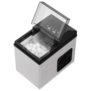 Bullet Ice Maker 1.2L Portable Countertop Ice Machine, 300W Fast &amp; Quiet Ice Maker with Water Tank &amp; Scoop &ndash; Perfect for Home, Office, Kitchen, Bar, and Cafe Use