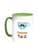 You Are My Cup Of Tea Printed Coffee Mug Green/White