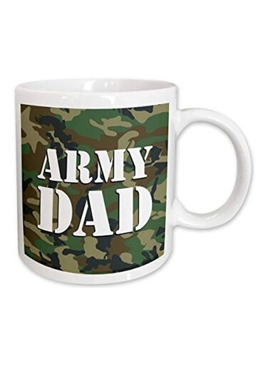 Army Dad Printed Coffee Mug Multicolour