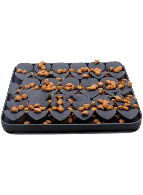 MAKINGTEC Licking Treat Mat, Silicone Snuffle Mat for Dogs, Dog Sniff Mat for Small Large Dogs Cats Rabbit, Training Wet Food Lick Mat, Pet Foraging Mat Lick Mat with Suction Cups (Black)