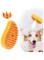 Steamy Cat Brush,3 in1 Cat Steam Brush,Self Cleaning Steam Cat Brush for massage, Pet Steam Brush for Cat,Multifunctional Cat Steamer Brush,Cat Grooming Brush for Removing Tangled Loosse Hair (Yellow)