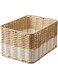 Digital Shoppy DJURTR&Auml;NARE Basket, beige/white, 18x25x14 cm (7x9 &frac34;x5 &frac12; ")