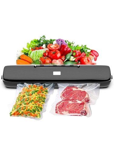 Vacuum Sealer Machine, Food Saver Vacuum Sealer Machine, Seal A Meal Vacuum Sealer Machine, Automatic Dry &amp; Moist Food Modes, Waterproof/Easy to Clean/Portable Design, 15 Sealing Bags Included