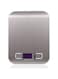 Khazna Electric Kitchen Scale Kitchen Scale Digital Food Scale 10Kg Measuring Range For Cooking Baking G Lb Oz Ml Kg Milk Ml Stainless Steel, Silver Range 10Kg