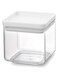 Brabantia Tasty+ Square Canister, Light Grey, 0.7 L