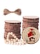 Prsildan Natural Wood Slices with Holes 2.4 2.8 Inches 30 Pcs DIY Wooden Craft Bead 30Pcs Wooden Ornaments Unfinished for Christmas Crafts