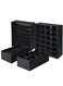 Bra Organiser Upgrade Sturdy Collapsible Drawer Divider for Socks Panties Ties Clothing Storage Drawers Set of 4 Black