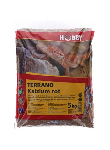 Hobby Terrano Calcium 2-3 mm Dia, 5 kg, Red