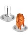Coobbar Chicken Roaster Rack,2 Pack Stainless Steel Beer Can Chicken Holder Vertical Roaster Rack Chicken Roasting Rack Roasting Pan for Grill Oven BBQ
