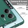 Xiaomi Redmi Note 14 5G Case,Liquid Gel Rubber Bumper Case with Soft Microfiber Lining Cushion, Slim Hard Shell Shockproof Protective Cover for Redmi Note 14 (Green)