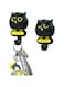 Tazweeq 2PCS Adhesive Key Hooks, Wall Hooks for Hanging in Bathroom, Kitchen, and Home, Multipurpose and Durable for Coats, Keys, Clothing, and Towels - Easy to Use and Damage-Free for Walls