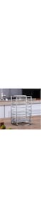 VIO&reg; Stainless Steel Kitchen Countertop Table Utensil Holder Cutlery Flatware Tableware Storage Rack Organizer Utensils Chopsticks Table Spoon Tea Spoon Knife Fork Holder Dining Home (Style 1)