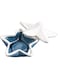 Linfye Starfish Jewelry Dish Tray Ceramic Jewelry Holder Ring Dish Trinket Tray Ceramics Tray Jewelry Dish Ocean Style Trinket Tray Dish Holder Earrings Candy Storage Holder Table Decoration Supplies