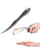 Shrimp Deveiner Tool, Multifunctional Shrimp Peeler and Cleaner Set, Easy Deveining Knife for Kitchen, Seafood Preparation, and Cooking, Stainless Steel (Silver, 2-Piece)
