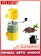 Manual Coffee Grinder,Hand Grinder,Portable Bean Grinder Burr Grinders For Beans Seed Spices,Foldable Rocker Adjustable Coarseness,Suitable Outdoor Camping Travelin
