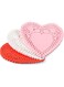 Happium Valentine Heart Doilies 6 Inch Heart Shaped Paper Doilies with 3 Colours, Red, Pink and White 100pcs