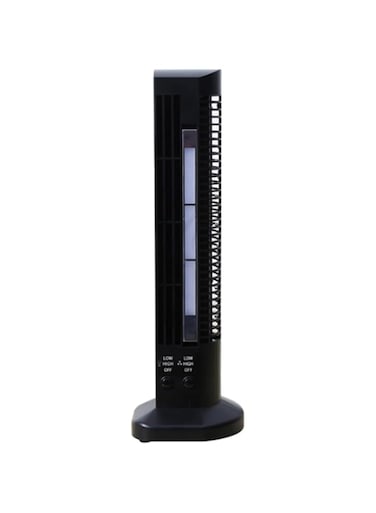 ECVV Mini Personal Tower Fan With LED Light USB Tower Fan Vertical Bladless Fan Tower Air Conditioning Fan For   Home   Office   Bedroom   Kitchen